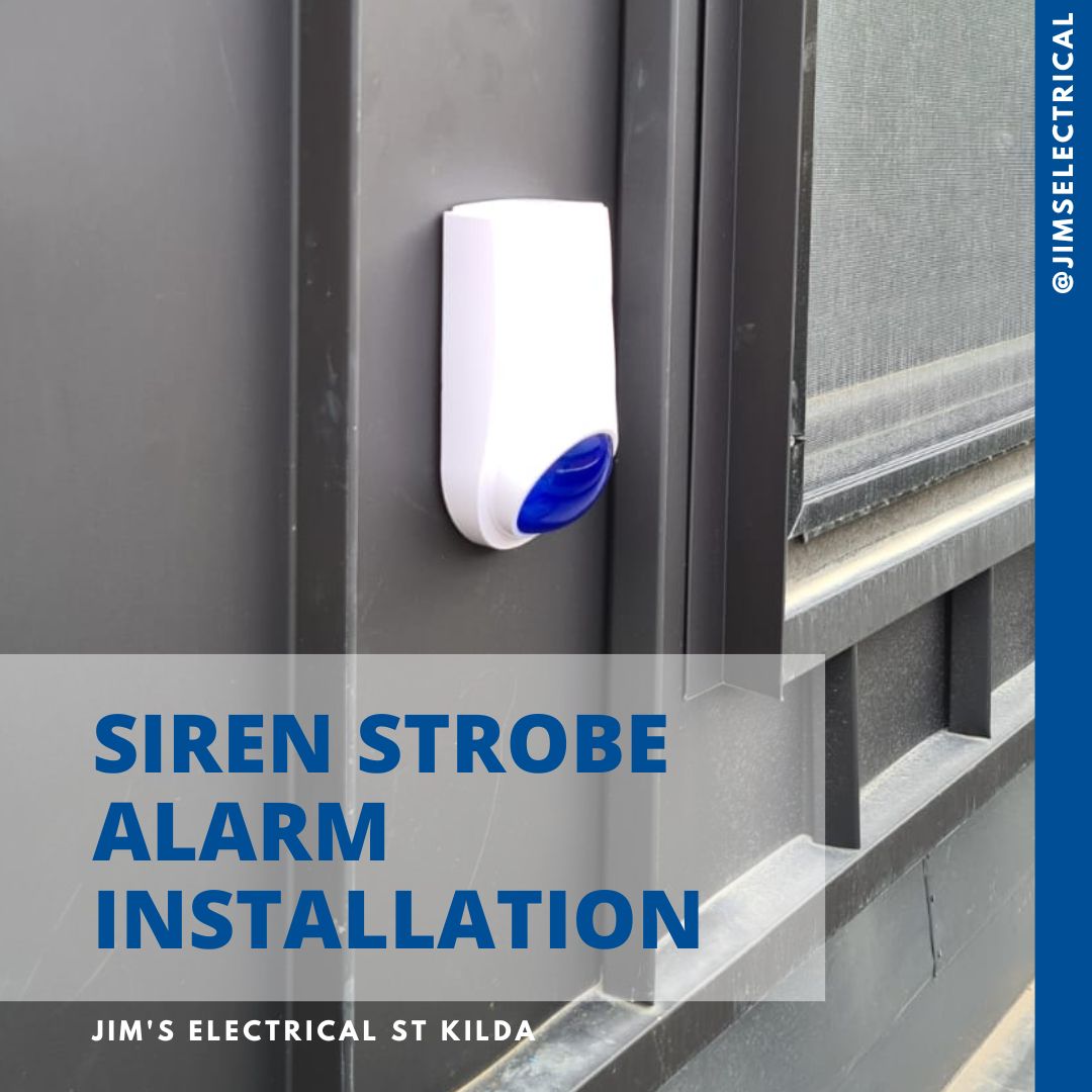 Siren Strobe Alarm Installation